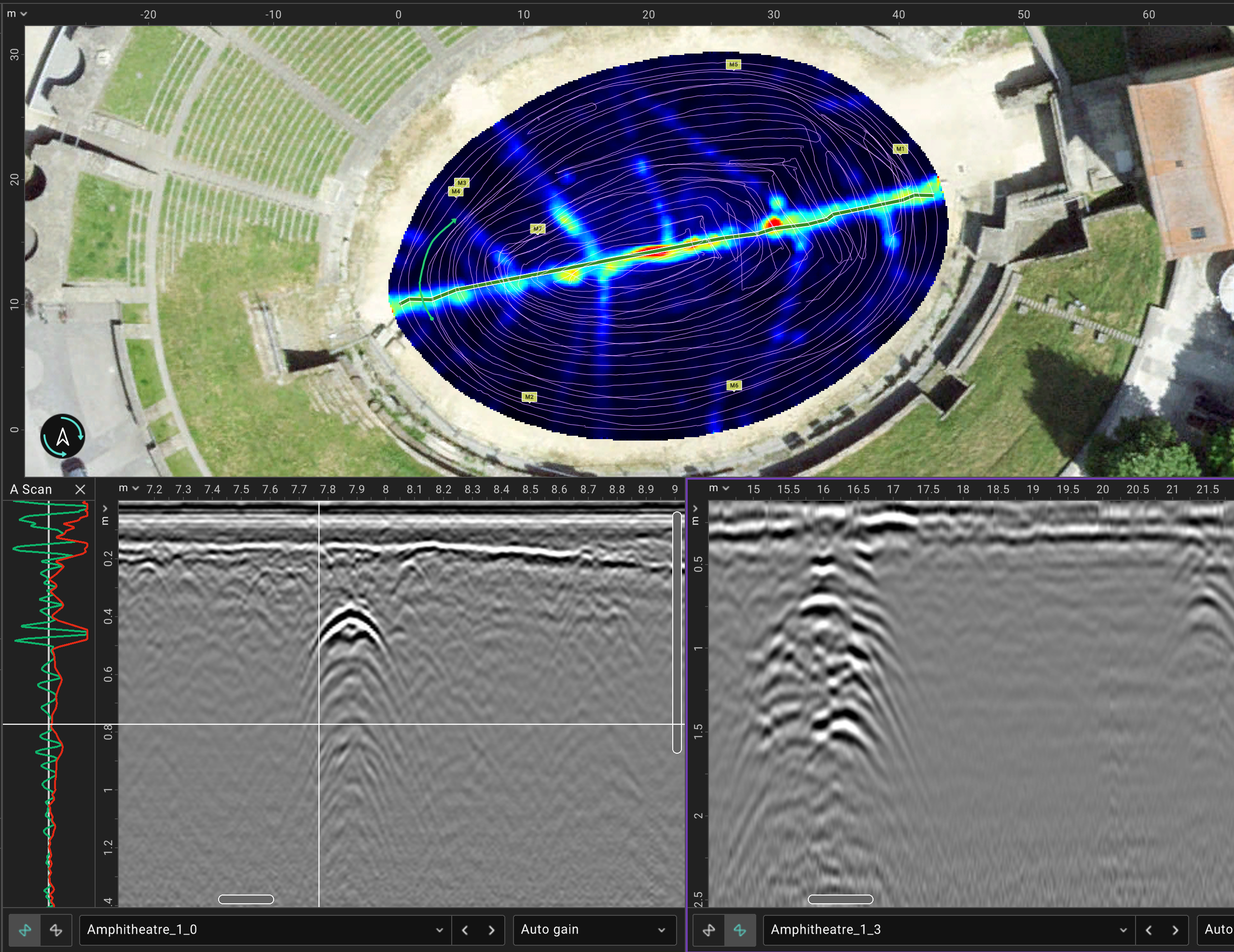 3D GPR volume visualisation