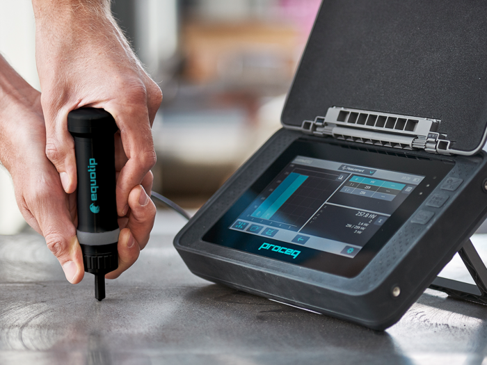 Equotip 550 UCI The leading Ultrasonic Contact Impedance measurement system with advanced capabilities